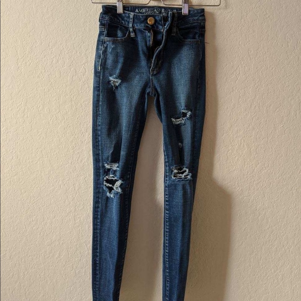 360 super stretch American eagle jeans